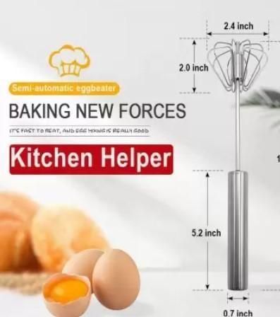 Manual Stainless Steel Hand Whisk – Balloon Egg Beater