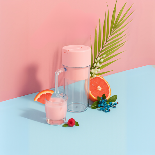 6-Blade USB Rechargeable Mini Blender – 350ML